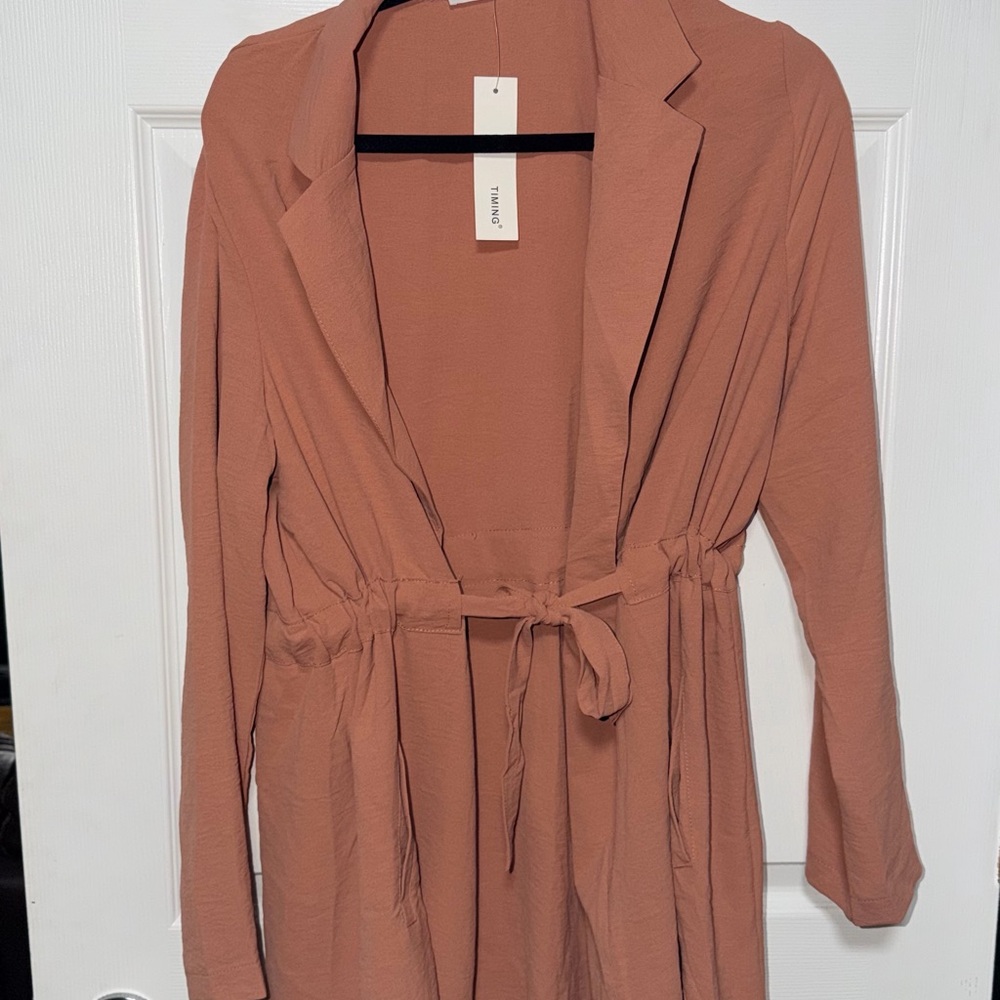 Timing Belted Blazer Jacket